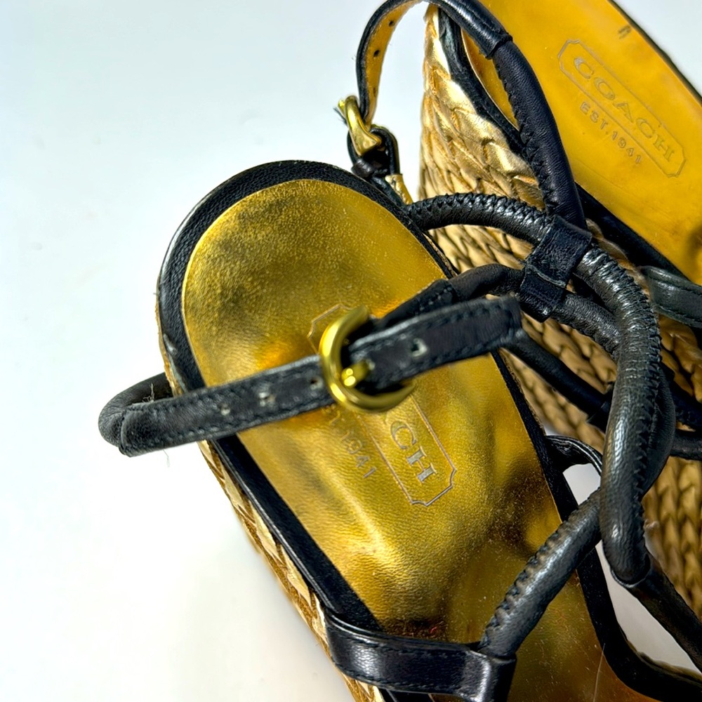 Coach Blanchard Strappy Wedges - Picture 9 of 9